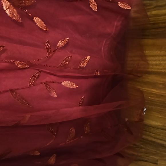 Ever Pretty Burgandy short sleeve Mother of bride or groom dress. In EUC - Picture 3 of 7